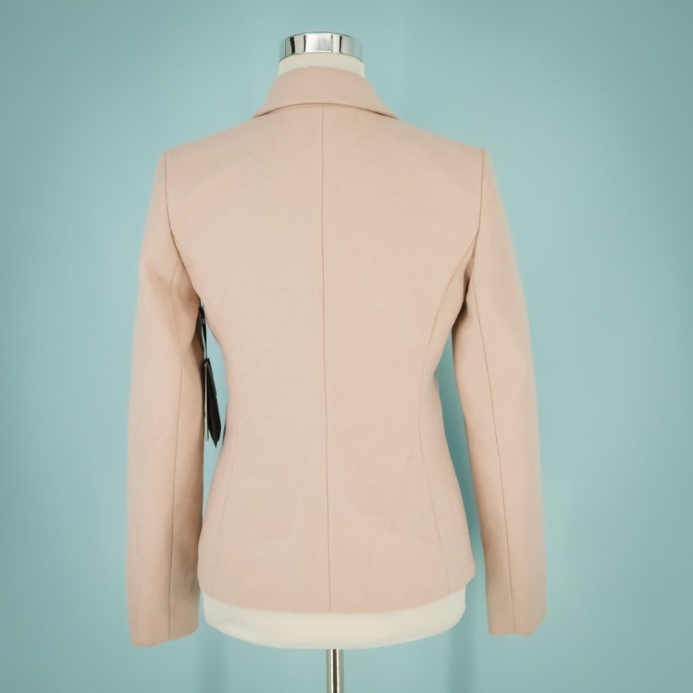 Halogen Size 0 Pink Wool Button Blazer NWT - Picture 4 of 7